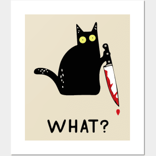 killer cat Posters and Art